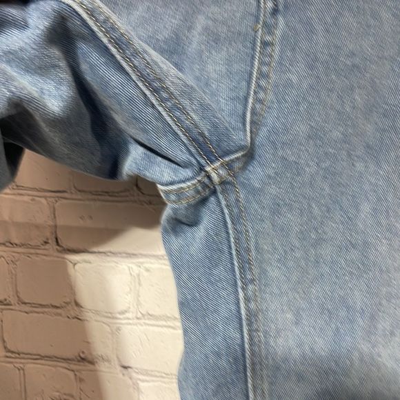Offset Button Vintage Fit Denim y2k - Picture 10 of 12